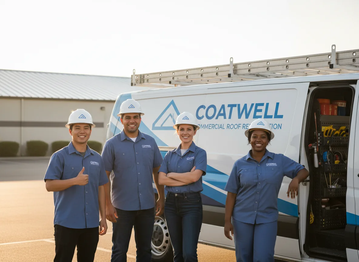 Commercial roof coating company in Lutts, TN